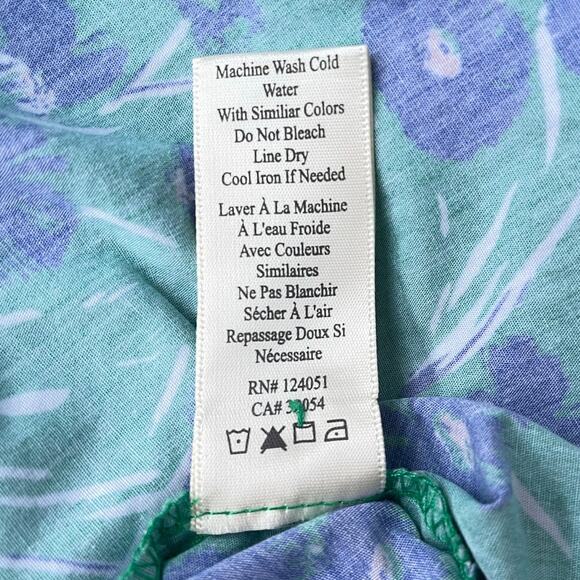 Porridge Anthropologie Green Floral Jovie Puffed Sleeve Peasant Blouse - Small - Picture 13 of 14